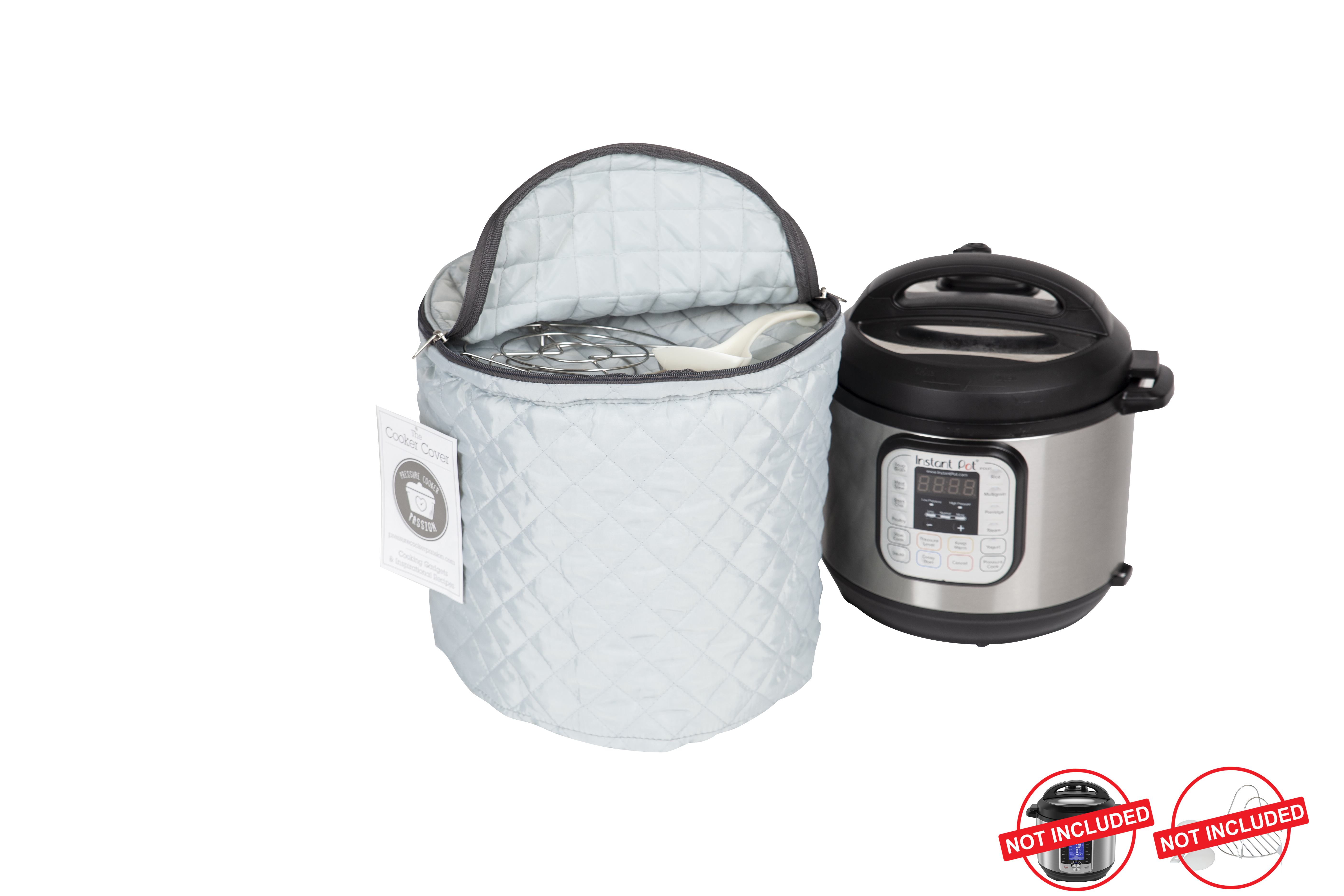 Pressure Cooker Dust Cover with Pocket Black These Cover Have Wipe Clean Liner for Easy Cleaning for Electric Pressure Cooker Air Fryer/Rice Cooker 